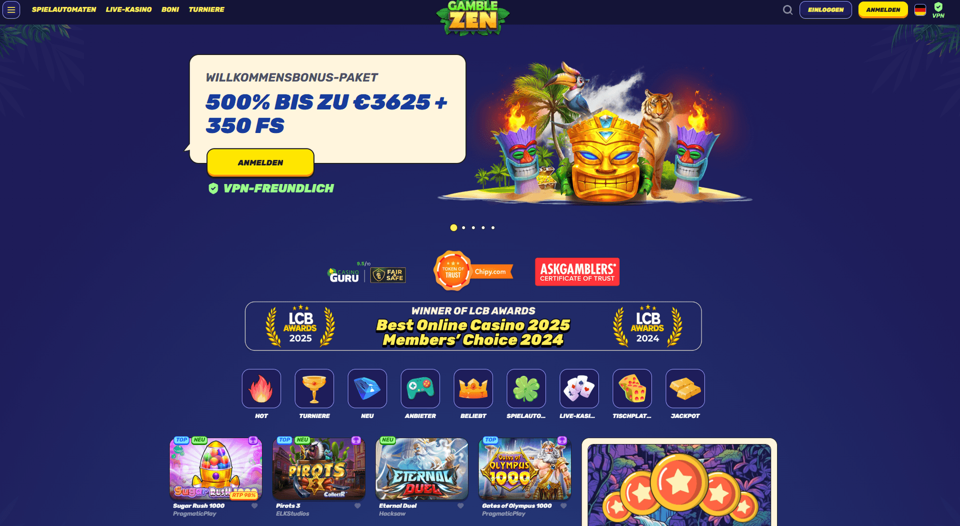 Gamblezen Ausländ Online Casino
